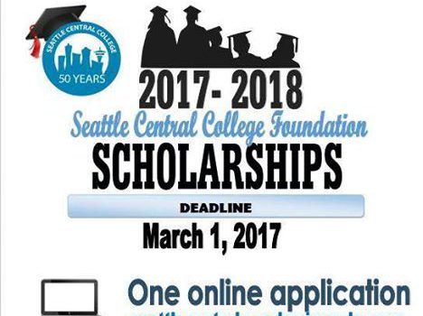Scholarship at Seattle Central!!!